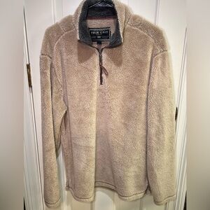 True Grit 1/4‎ Zip Tan Pullover Size Medium